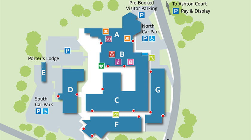 Bower Ashton map.