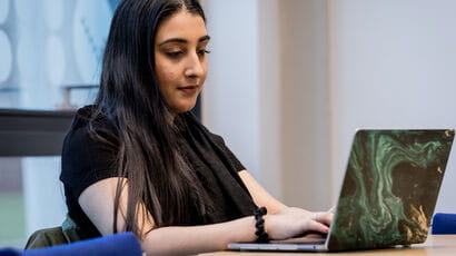 Women looking at a laptop