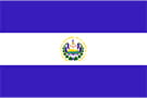 El Salvador country flag.