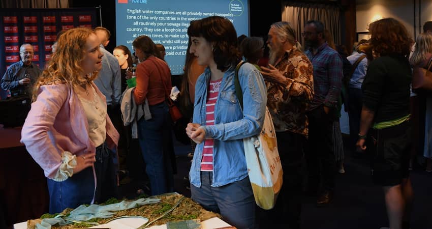 Guests at drinks reception for Bristol Distinguished Address Series, June 2025.