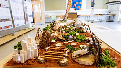 An Architecture model from the 2024 degree show.