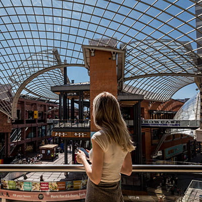 Student at Cabot Circus 