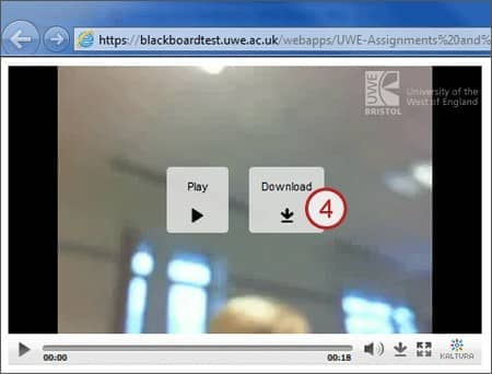 Screenshot showing step 4: save feedback