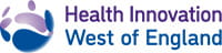 Logo for Health Innovation West of England.