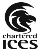 Chartered ICES logo