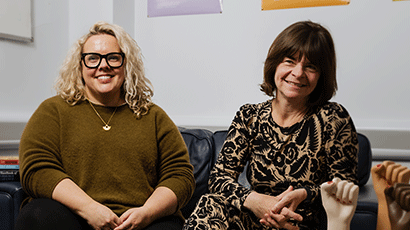 Dr Heidi Williamson and  Dr Phillippa Diedrichs.