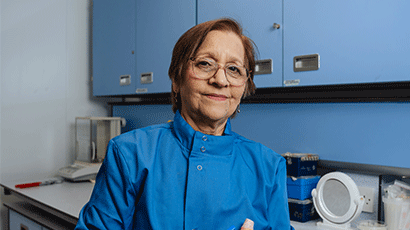 Dr Saliha Saad, Associate Professor in Biomedical Sciences.