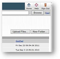 XA screenshot uploading files
