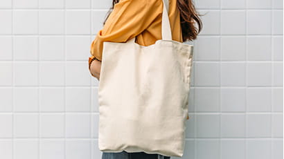 Paint or decorate a tote bag