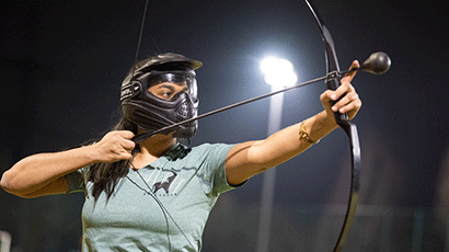 Outdoor battle archery