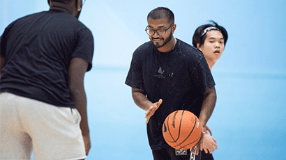 Outdoor basketball