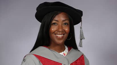 Angellica Bell receives honorary doctorate from UWE Bristol