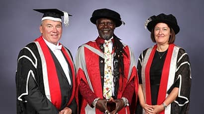 Entrepreneur Levi Roots shares love for ‘great city of Bristol’ as he collects UWE Bristol Honorary Degree 