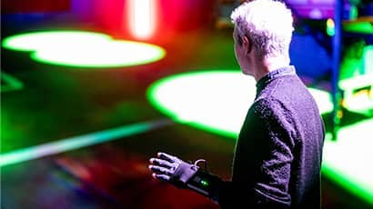 Gestural musical gloves developed at UWE Bristol to feature at prestigious science exhibition 