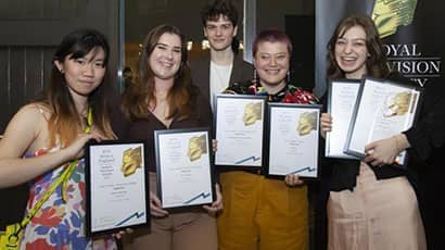 UWE Bristol students win at regional RTS Awards