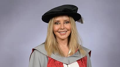 Carol Vorderman receives honorary doctorate from UWE Bristol