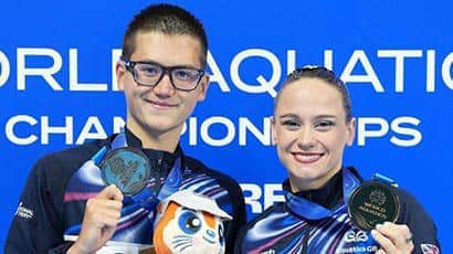 Student wins bronze medal at World Aquatics Championships on her graduation day