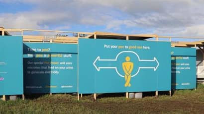Pee Power technology returns to Glastonbury Festival for fourth year