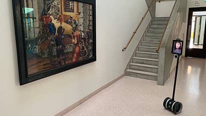 Robotics lab helps provide access to art for disabled people in self-isolation 