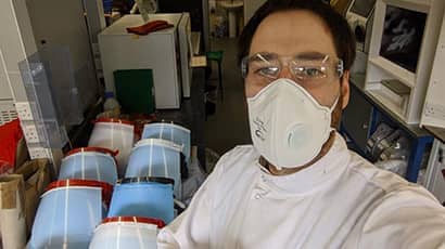 Technicians begin manufacture of visors for NHS staff